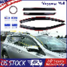 Santafe-sport-13-oejdm Autoparts-shopping-mall 4 For Hyundai Santa Fe Sport 2013-2018 Model Window Visor Rain Guards Deflectors