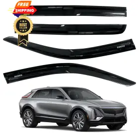 Ard-211 Auxko Rain Guards For Cadillac Lyriq 2023-2026 Black