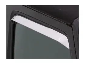 Avs 088522031511 In-channel Ventshade Polished Front Window Deflectors 87-95 Jeep Wrangler Yj
