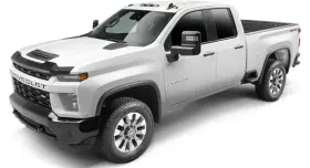 377187 Avs For Chevy Silverado 2500/3500 Hd 20-24 Aeroskin Black Hood Shield