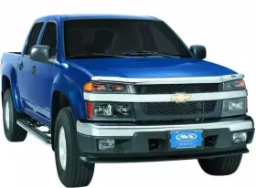 680503 Avs 2004-12 Chevy Colorado High Profile Bugflector Ii Hood Shield-chrome