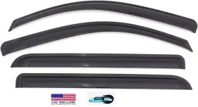 94805 Avs Outside Mount Rain Guards For 2019-2025 Chevrolet Silverado Smoke