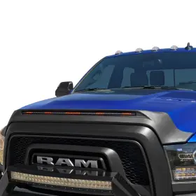 953051 Avs For Ram 3500 11-18 Aeroskin Lightshield Pro Matte Black Hood Protector