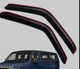 Vs191lp Avs Oem Style In Channel Sun Shades Protectors Side Window Vent Visors 2007-2014 Econoline Wind Air Deflector Rain Guards