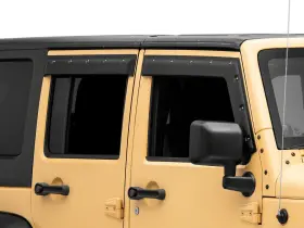 J133277 Barricade Off-road Tough Guard Formfit Window Visors Compatible With 07-18 Jeep Wrangl J133277 Barricade Off-road Tough Guard Formfit Window Visors Compatible With 07-18 Jeep Wrangl