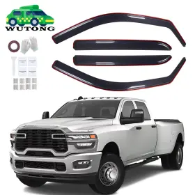 Lkt26420260130 Bartoo In-channel Window Rain Guards For Dodge Ram 2500 3500 2019-2025 Crew Cab