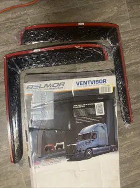Vl-825-1 Belmor 725478130096 Smoke Ventvisor Side Window Deflector For 2013-2019 Freightliner