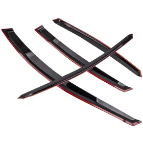 0qe1wn Bfo New Acrylic Window Visor Sun Rain Guard Vent Shade For Hyundai Accent 2012-2017