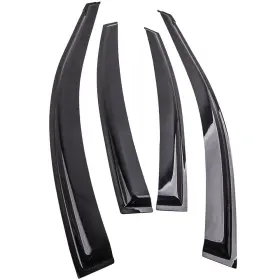 1lgsa4 Bfo 4x Acrylic Window Visors Vent Sun Rain Guard Deflector For Hyundai Accent 12-17