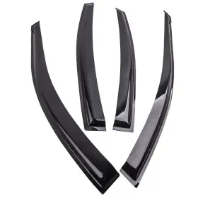 9e3qmf Bfo 4x Acrylic Window Visor Sun Rain Guard Vent Shade For Hyundai Accent Sedan 12-17