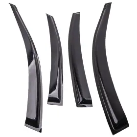 Mov5x3 Bfo 4x Smoke Window Visor Sun Rain Guard Vent Shade For Hyundai Accent Sedan 12-17