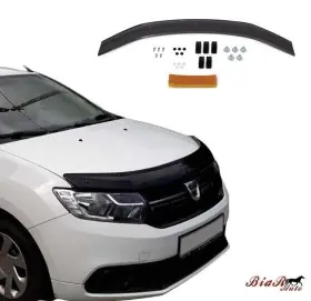 Ba6092 Biar Auto Hood Protector Stone Bug Deflector For Logan Mcv 2014-2024