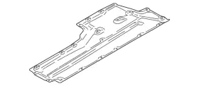 51757340175 Bmw New Genuine Under-body Paneling Side On 2016-2022 Oe