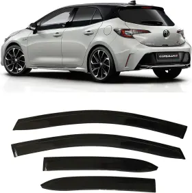 Branded 778107697828 Deflectores De Lluvia Para Toyota Corolla Hatchback 2019-2025 - Tintados