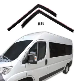 Wdpromaster1425 Branded In Channel Rain Guards For Car Windows 2014-2025 Dodge Ram Promaster Durable
