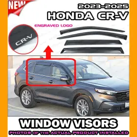 150-15-wv-gt Breeze Window Visors For 2023 2025 Honda Cr-v Crv / Rain Guard Vent Shade Deflector
