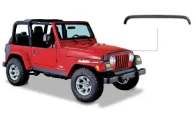 14006 Bushwacker Trail Armor Hood Guard Black