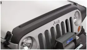 14061 Bushwacker Trail Armor Hood Guard Black Textured Fits Jeep Wrangler Jk