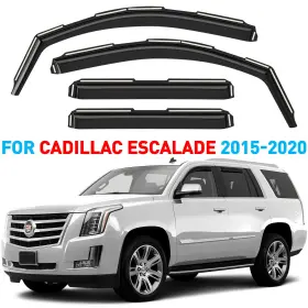 5413023 Cadillac Rain Guards Vent Visors Shade For 2015-2020 Escalade Shatterproof