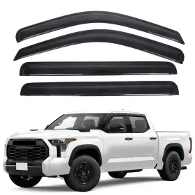 Tt-22qyd Cheayar In-channel Side Window Vent Visor Deflectors Rain Guards Compatible With Toyo