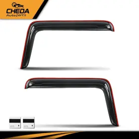 Gpl641533 Cheda Fits 1984-2008 Kenworth C500 W900 T800 Window Rain Guard Visors Vent Deflectors