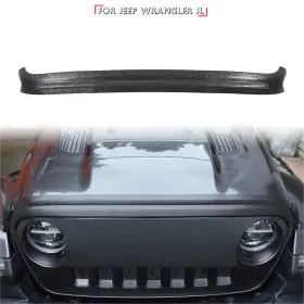 Rt-tcz202204028001 Cherocar 1pc Hood Sandstone Baffle Deflector Guard Shield Plate For Jeep Wrangler Jl 18