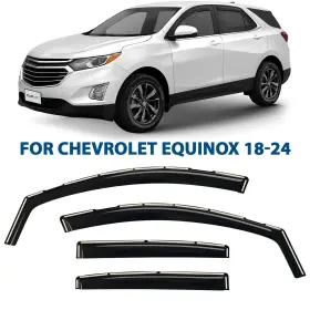 618470 Chevrolet Rain Guards Vent Visors Shade For 2018-2024 Equinox Shatterproof