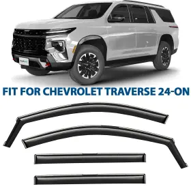 624223 Chevrolet Rain Guards Vent Visors Shade For 2024-2025 Chevy Traverse
