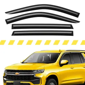 784511 Chevrolet Sun Rain Visors Wind Guards For 2021-2023 Chevy Tahoe