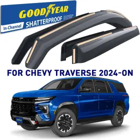 Gy008101 Chevrolet Rain Guards Vent Visors Shade For 2024-2025 Chevy Traverse