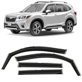 Gw0368 Claim Art Clim In-channel Incredibly Durable Rain Guards For Subaru Forester 2019-2024