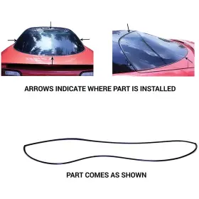 Classic Industries 10306248 1993-02 Camaro Firebird Rear Hatch Window Molding 1-piece Design