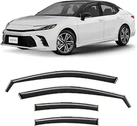 625023 Clim Art Window Visors Rain Guards In-channel 2025 Toyota Camry Sedan 4pc