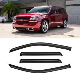 Cmvt Auto 019mv-ct0209-n Window Visors For 2002-2009 02-09 Trailblazer Smoke