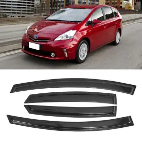 Cmvt Auto 129mv-tp1015-n Window Visor For Toyota Prius 2010-2015 Out-channel Rain Guards Shields Vent De