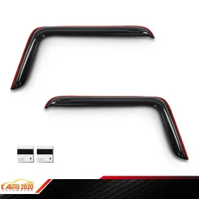 Cnnella-69 Cnnella0502206 Window Guard Wind Visor Deflectors Fits 1984-2008 Kenworth C500 W900 T800
