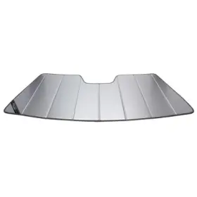 Uv10804sv Covercraft One Windshield Shade Folding Cloth Plastic Black Silver Uv10804sv Covercraft One Windshield Shade Folding Cloth Plastic Black Silver