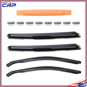 Yz7052x Crp For 2022-25 Honda Civic Hatchback Window Rain Visors In-channel Wind Deflectors