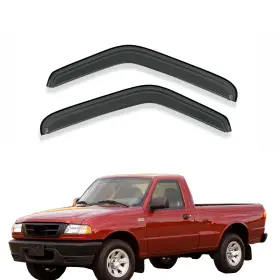 192083 D&o Motor In-channel Guards Fit 99-11 Ford Ranger Fixed Vent Visor Window Deflector 2pc