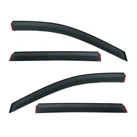 194479 D&o Motor In-channel Window Visor Fit 2013-2021 Nissan Pathfinder Deflector Rain Guards