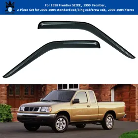 7002-da-92212 D&o Motor Window Visors Fit 98-04 Nissan Frontier 00-04 Xterra Vent Shade Rain Guard 2pc