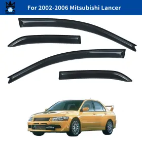 7002-da-94229 D&o Motor Fits 02-07 Mitsubishi Lancer Acrylic Window Visors 4pc Sun Rain Guard Deflector