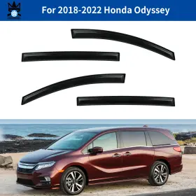 7002-da-94452 D&o Motor 4pcs Smoke Window Visors Rain Guards Vent Shade For 2018-2025 Honda Odyssey