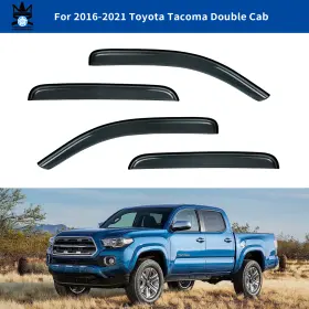 7002-da-94768 D&o Motor Window Visors Deflector Rain Guards 4pcs For 2016-2023 Toyota Tacoma Double Cab