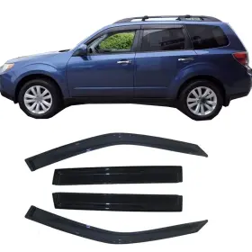 94089 D&o Motor Wind Deflector Sun/rain Guards Window Visor For 2009-2013 Subaru Forester 4pc