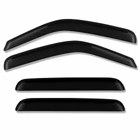 94832 D&o Motor Window Visors For 06-14 Honda Ridgeline Crew Cab Rain Guards Deflectors Smoke