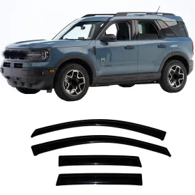 94713 D&o Motor D&amp O Sun Rain Guards Window Visor For 2021-2022 Ford Bronco Sport Vent Deflector 4pcs