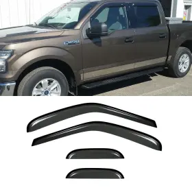 Da94808 D&o Motor 4pcs Guards Fit 97-03 F150 97-99 F250 Light Duty Super/extended Cab Window Visor