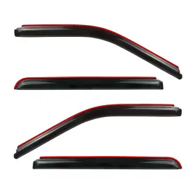 Hc194975vv D&o Motor In-channel Rain Guard Window Visor Deflector For 15-22 Ford F-150 Super Crew Cab