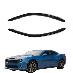Hc92341vv D&o Motor Deflector Window Visors Fit 10-16 Chevy Camaro 2 Door Rain Guard Vent Shade 2pc